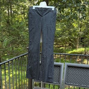 Editor Black/gray Striped Pants (broken embellishment)   sz 2